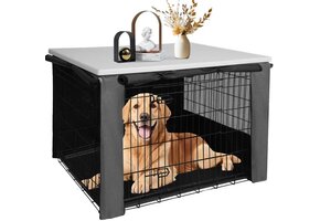 Waterdichte Hondenbenchhoes met Topper 107,5x70,5x74 cm - 34% Korting