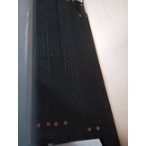 vidaXL Boekenkast/kamerscherm 80x30x167,4 cm massief grenenhout zwart