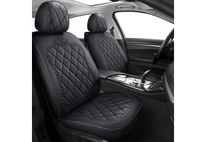Universele Autostoelhoezen Set - Zwart Ruitpatroon - 40% Korting