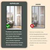 AUFHELLEN Full Body Wandspiegel 200 x 100 cm - Zwart Metalen Frame