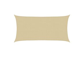 vidaXL Zonneschaduwzeil Rechthoekig 2x6m Beige - 33% Korting