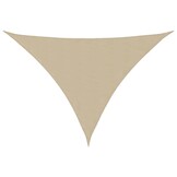 vidaXL Zonnescherm driehoekig 4x5x6,4 m oxford stof beige