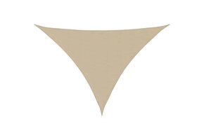 Beige Driehoekig Zonnedoek 4x5x6.4m Oxford Stof - 33% Korting