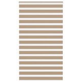 vidaXL Zebra Blind 120x200 cm stofbreedte 115,9 cm polyester zandbruin