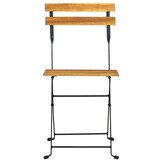 vidaXL Bistrostoelen inklapbaar 4 st massief acaciahout