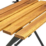 vidaXL Bistrostoelen inklapbaar 4 st massief acaciahout