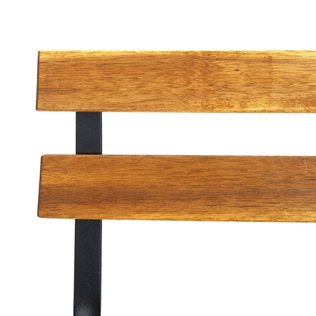 vidaXL Bistrostoelen inklapbaar 4 st massief acaciahout
