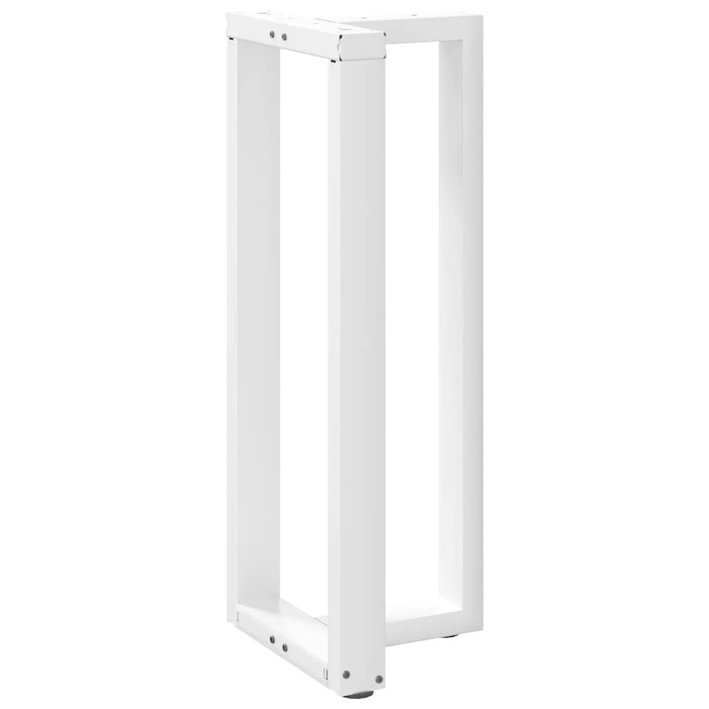Set van 2 T-vormige Bartafelpoten - Staal Wit - 40x35x100-101 cm - 41% Korting