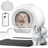 LELO PAWS Zelfreinigende Kattentoilet XXL - Automatische Kattenbak met APP - Grijs