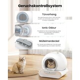 LELO PAWS Zelfreinigende Kattentoilet XXL - Automatische Kattenbak met APP - Grijs