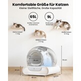 LELO PAWS Zelfreinigende Kattentoilet XXL - Automatische Kattenbak met APP - Grijs