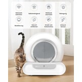LELO PAWS Zelfreinigende Kattentoilet XXL - Automatische Kattenbak met APP - Grijs