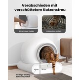 LELO PAWS Zelfreinigende Kattentoilet XXL - Automatische Kattenbak met APP - Grijs