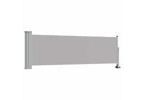 Uittrekbaar Tuinscherm 80x300 cm Grijs - 34% Korting