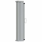vidaXL Tuinscherm uittrekbaar 80x300 cm grijs