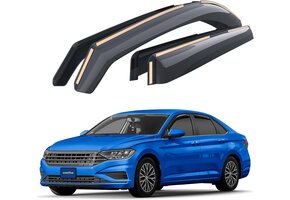 Winddeflectors Set van 4 geschikt voor Volkswagen Jetta 2018-2026 | Regen en Windbescherming | 36% korting