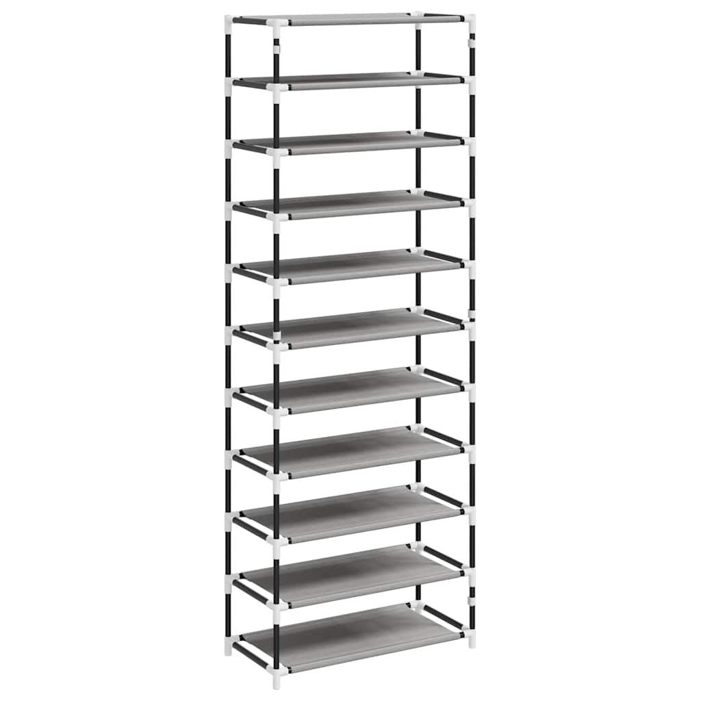 vidaXL Schoenenkast 60x30x166 cm Grijs - 34% Korting!