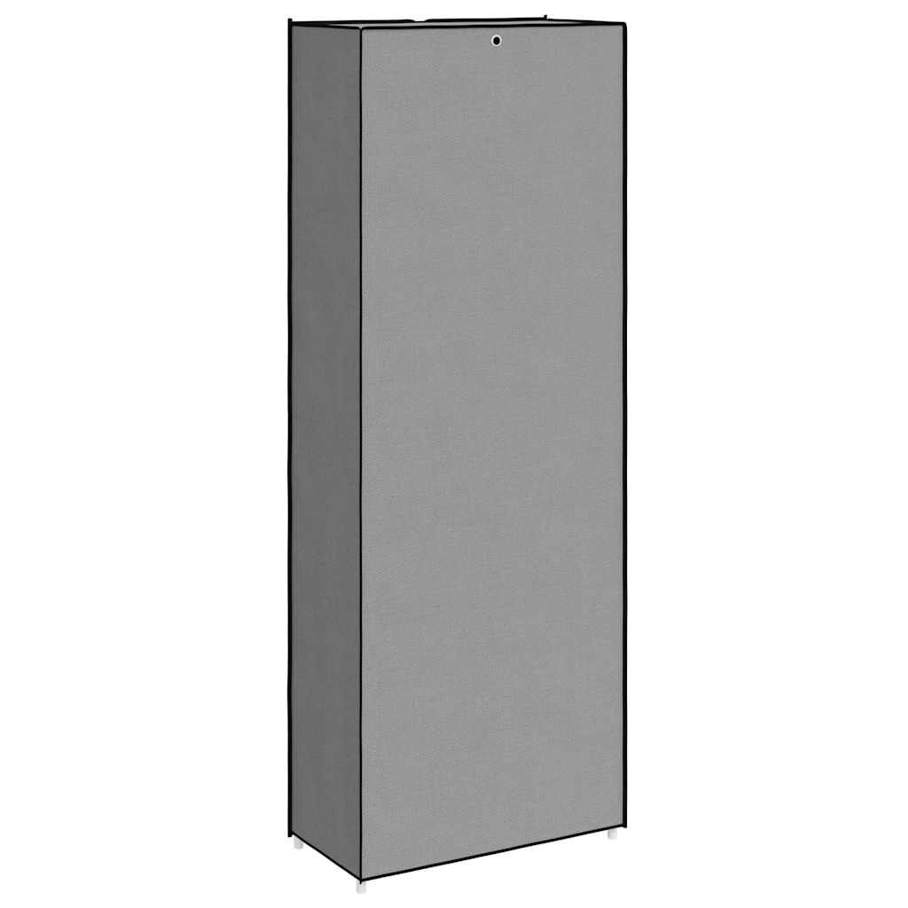 vidaXL Schoenenkast 60x30x166 cm Grijs - 34% Korting!