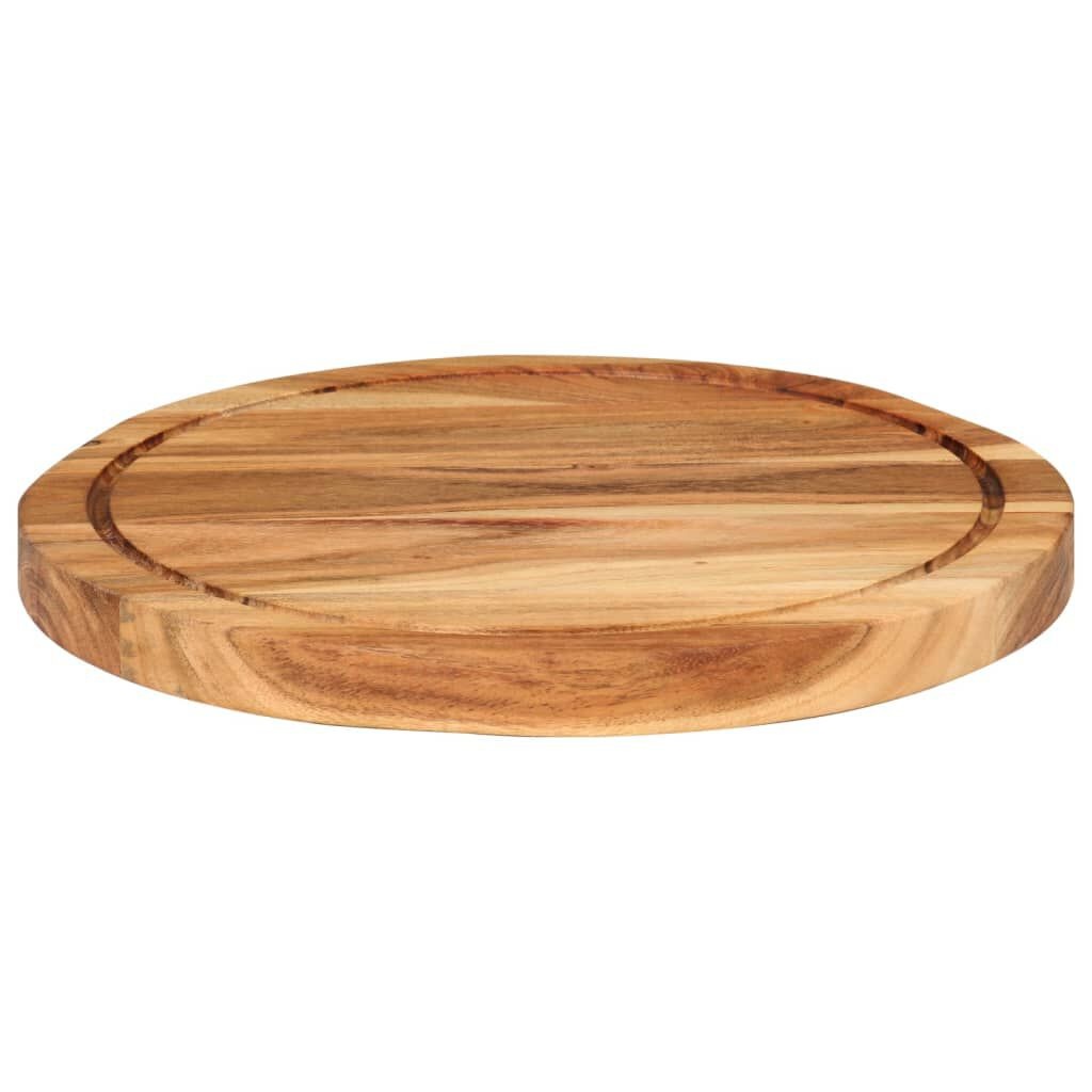 Hakblok Acaciahout Ø 30x2,5 cm - 31% Korting