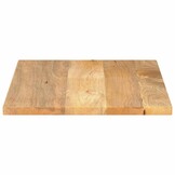 VidaXL Tafelblad Massief Mangohout Rechthoekig 90x60 cm - 34% Korting