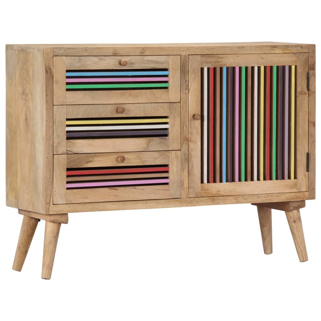 VidaXL Dressoir Massief Mangohout 100x30x75 cm - 59% Korting
