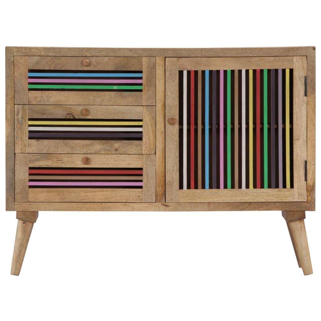 VidaXL Dressoir Massief Mangohout 100x30x75 cm - 59% Korting