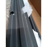 Bruine parasol met stalen paal, 54% korting