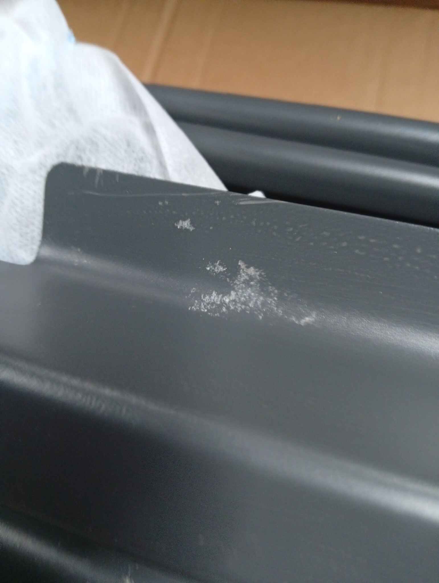Bruine parasol met stalen paal, 54% korting