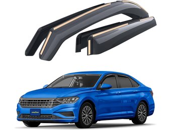 Winddeflectors Set van 4, In-channel, geschikt voor Volkswagen Jetta 2018-2026