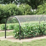 PVC Plantenafdekking met Zeilringen 2x4m Transparant - 33% Korting