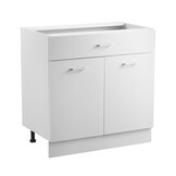 Witte Onderkast met Laden & Kastdeuren - 800x475x816mm - 34% Korting