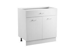 Witte Onderkast met Laden & Kastdeuren - 800x475x816mm - 34% Korting