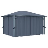 vidaXL Prieel 400x300 cm Antraciet Aluminium - 35% Korting