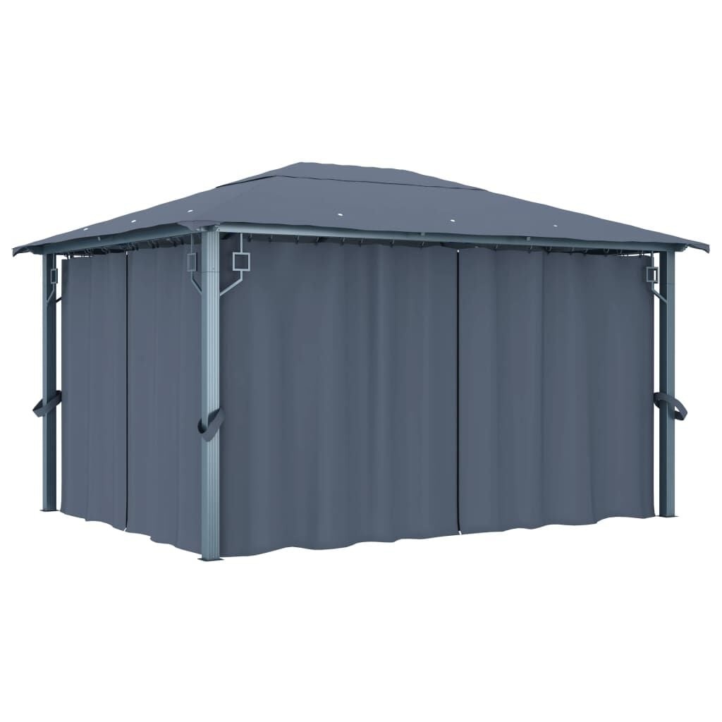vidaXL Prieel 400x300 cm Antraciet Aluminium - 35% Korting