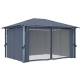 vidaXL Prieel 400x300 cm Antraciet Aluminium - 35% Korting