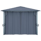 vidaXL Prieel 400x300 cm Antraciet Aluminium - 35% Korting