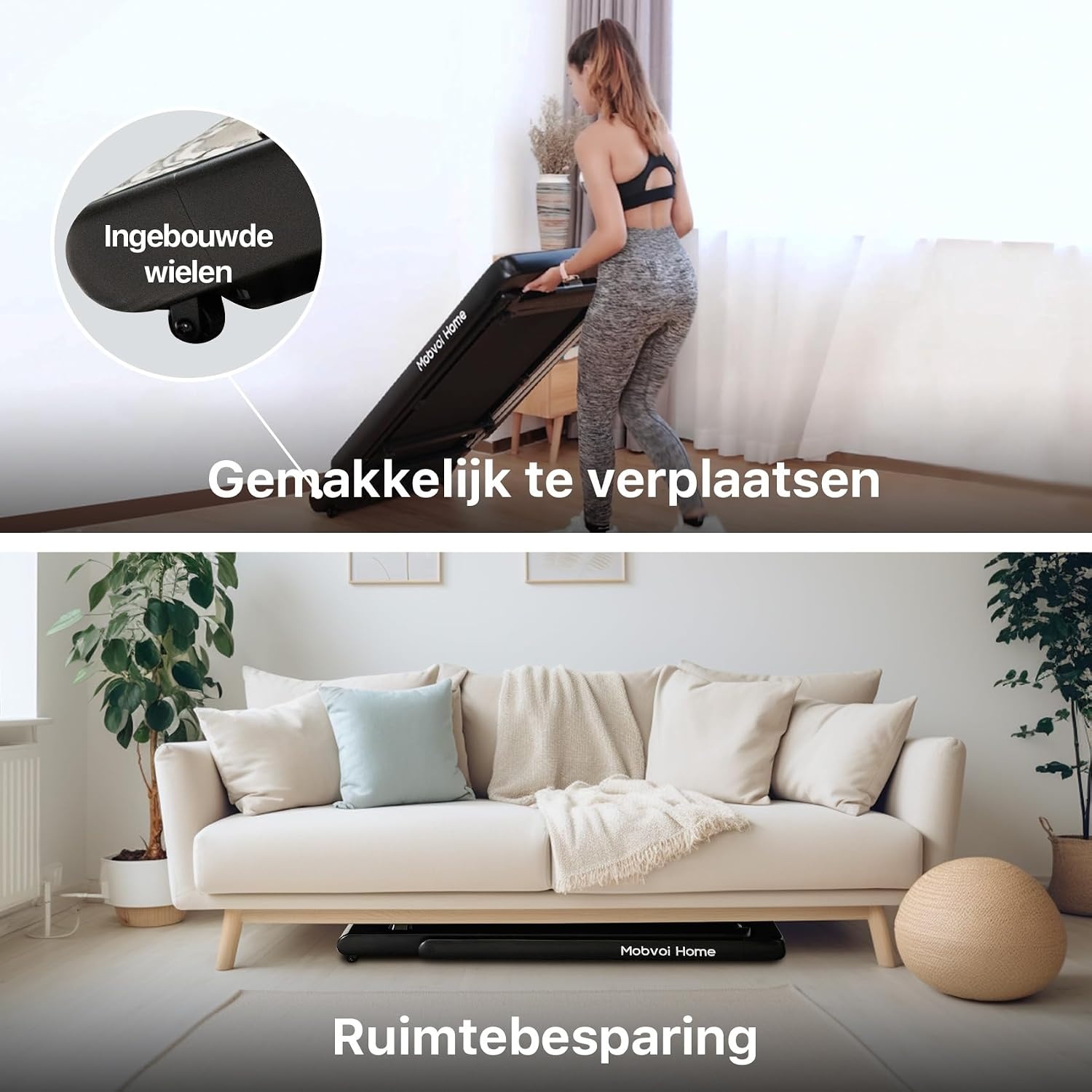 Mobvoi Home Loopband Zwart 124,46x68,58x106,68 cm - 35% Korting