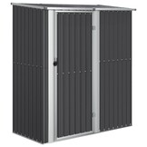 Antraciet Stalen Tuinschuur 180,5x97x209,5 cm - 35% Korting