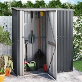 Antraciet Stalen Tuinschuur 180,5x97x209,5 cm - 35% Korting