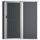 Antraciet Stalen Tuinschuur 180,5x97x209,5 cm - 35% Korting