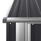 Antraciet Stalen Tuinschuur 180,5x97x209,5 cm - 35% Korting