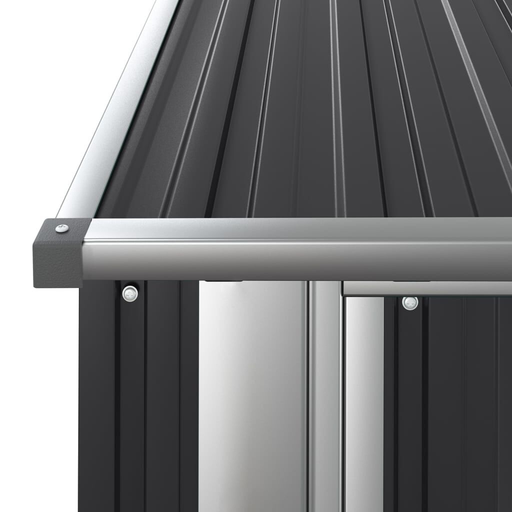 Antraciet Stalen Tuinschuur 180,5x97x209,5 cm - 35% Korting