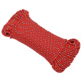 VidaXL Boottouw Polypropeen Rood - 5mm x 50m - 37% Korting