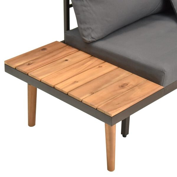 VidaXL Loungeset Acaciahout met Kussens - 55% Korting