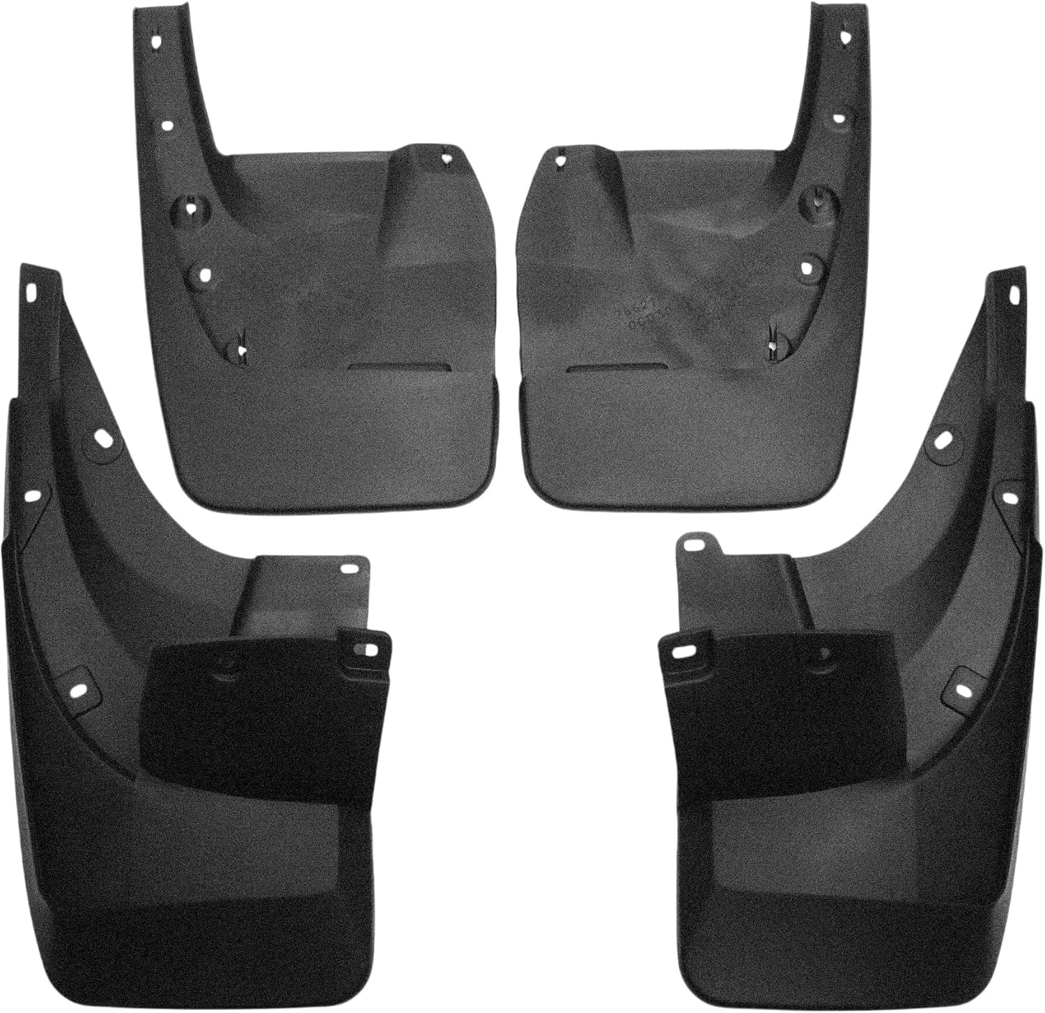 1 set spatbescherming voor Toyota Land Cruiser FJ150 Prado met bumperomranding 2010-2019, voor- en achterwielspatlappen met montagetoebehoren