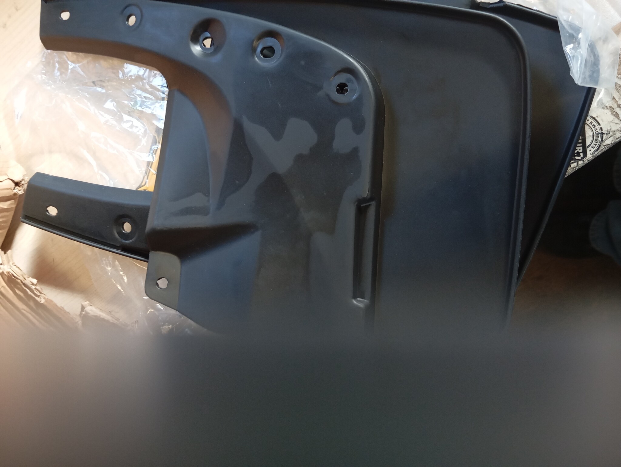 1 set spatbescherming voor Toyota Land Cruiser FJ150 Prado met bumperomranding 2010-2019, voor- en achterwielspatlappen met montagetoebehoren