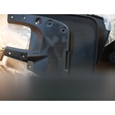 1 set spatbescherming voor Toyota Land Cruiser FJ150 Prado met bumperomranding 2010-2019, voor- en achterwielspatlappen met montagetoebehoren