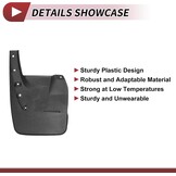 1 set spatbescherming voor Toyota Land Cruiser FJ150 Prado met bumperomranding 2010-2019, voor- en achterwielspatlappen met montagetoebehoren
