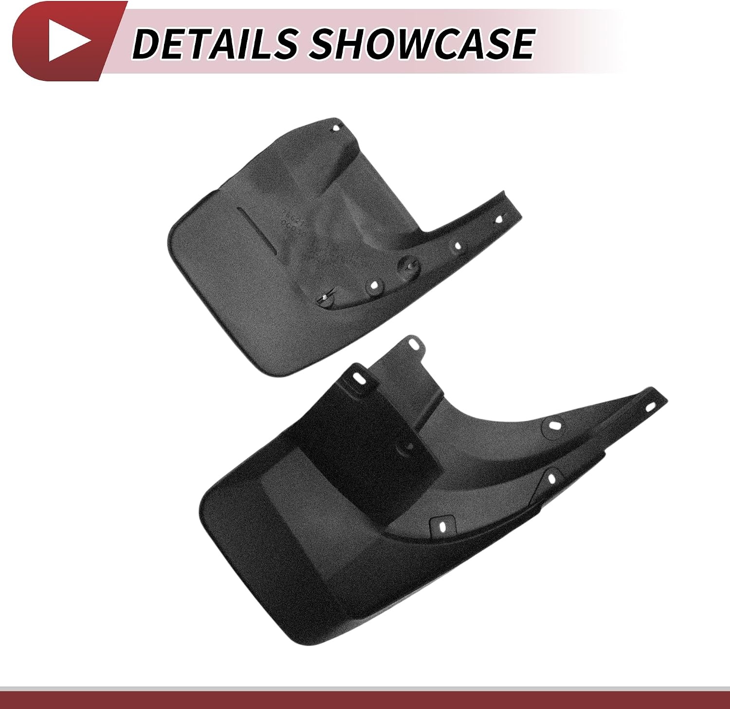 1 set spatbescherming voor Toyota Land Cruiser FJ150 Prado met bumperomranding 2010-2019, voor- en achterwielspatlappen met montagetoebehoren