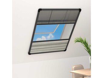 Plissé hordeur met verduistering 80x160 cm - Aluminium Frame (34% Korting)